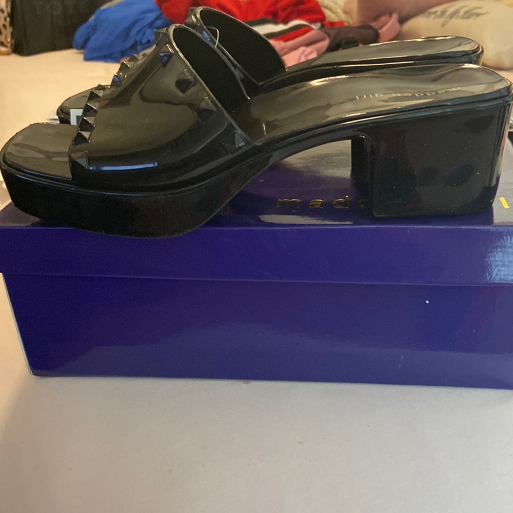 Steve Madden Girl Paccer Black Shoes